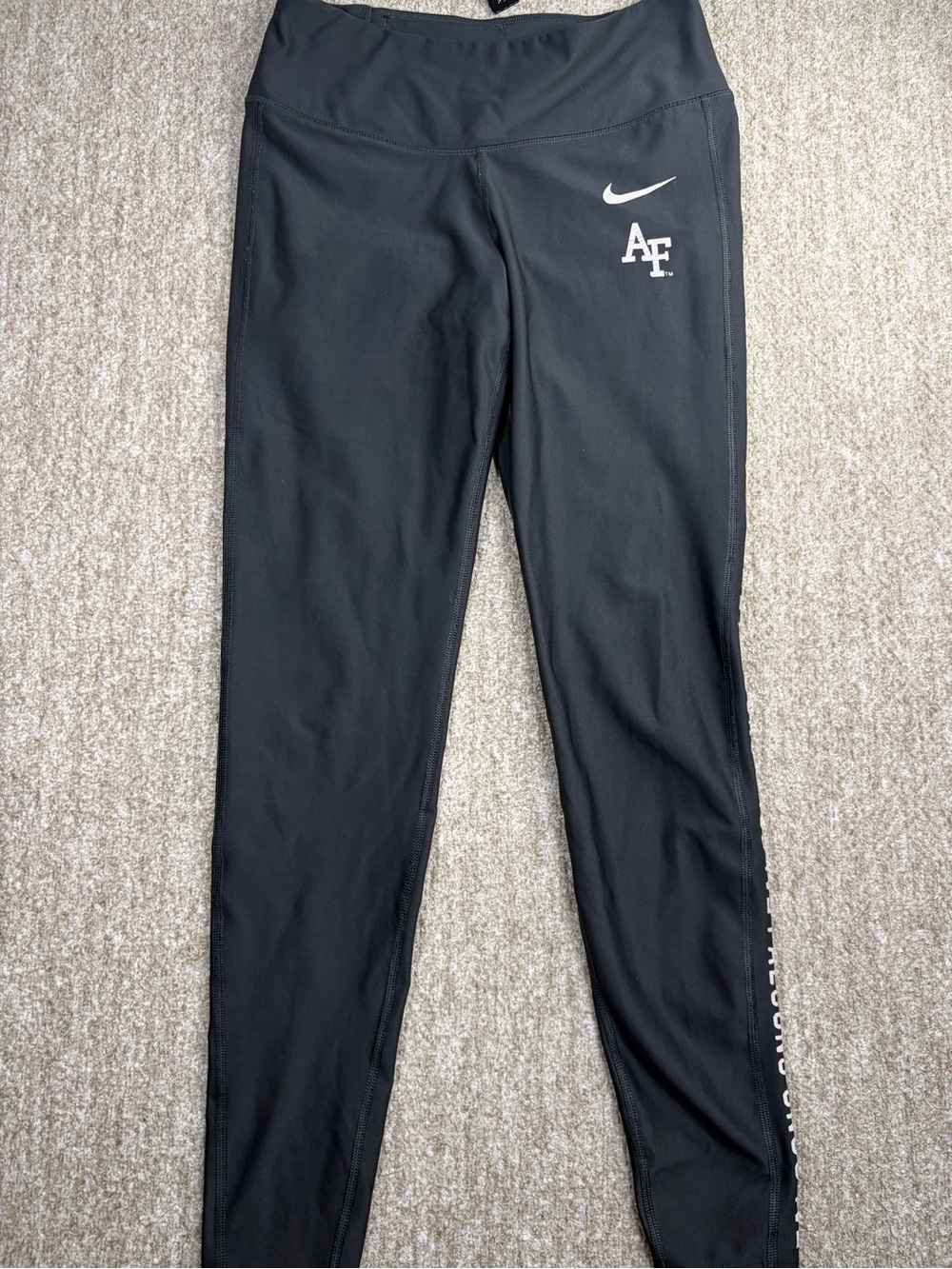 Nike Air Force Academy Falcons Women's High-Rise Leggings Black Small